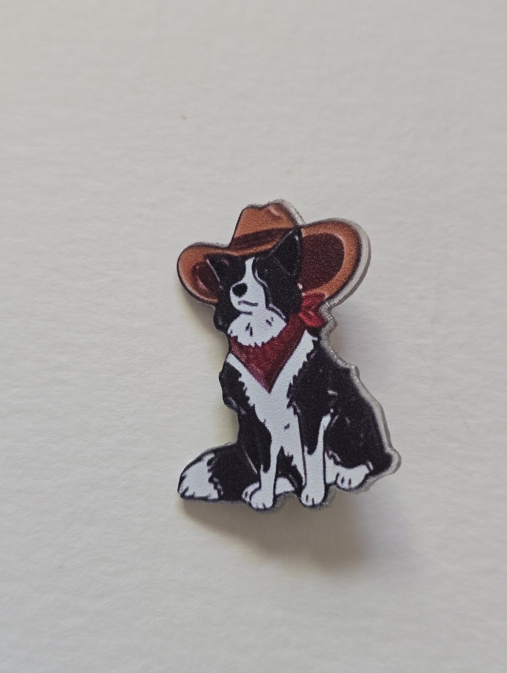 Black & White Dog Pin